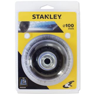 Perie oala Stanley, fir rasucit otel, 100mm