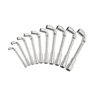 Set chei tubulare duble cotite Stanley, 8-19mm, 10 piese