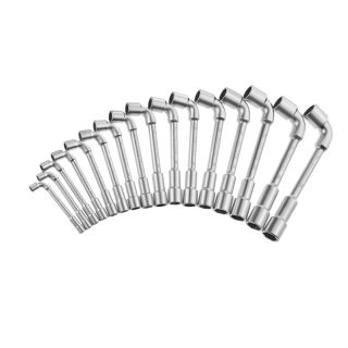 Set chei tubulare duble cotite Stanley, 8-24mm 16 piese