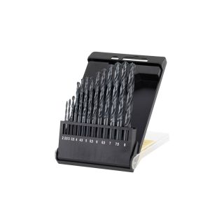 Set burghie pentru metal Stanley HSS-R, cilindrica, 2-8mm, 13 bucati