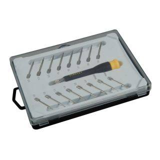 Surubelnita cu biti de precizie Stanley, SL/PH/TX/HEX, 16 biti