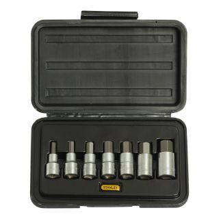 Set chei tubulare Stanley, 1/2", HEX 6-19mm, 7 piese