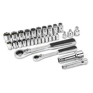 Trusa de tubulare Sata, 3/8", 1/4" , 30 piese