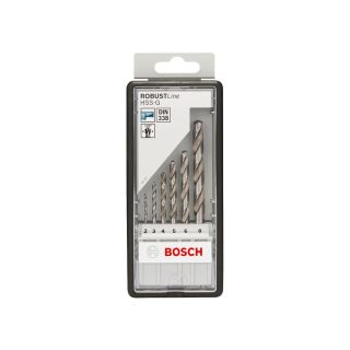 Set burghie pentru metal Bosch Pro Metal HSS-G, cilindrica, 2-8mm, 6 bucati