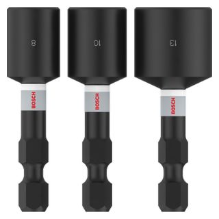 Set chei tubulare cu magnet Bosch PRO Impact, hex 1/4", 8/10/13mm