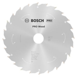 Panza fierastrau circular Bosch PRO Wood cordless, 210x30x2/1.4mm, 24 dinti