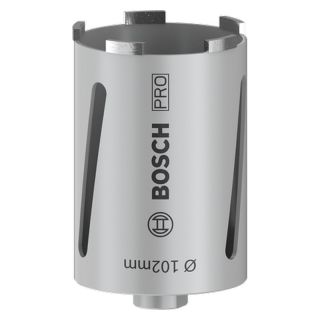 Carota diamantata Bosch PRO Core Cutter Dry, prindere G 1/2", 102x150mm