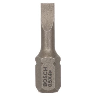 Bit Bosch Extra Hard, SL0.5x4mm, 25mm, 25 bucati