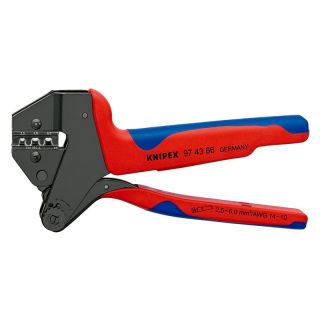 Cleste sertizare Knipex cu capete interschimbabile