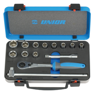 Trusa de scule Unior 190BI6P14, 1/2", 14 piese
