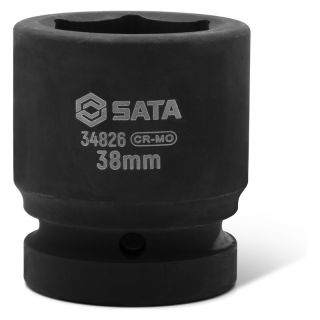 Cap cheie tubulara de impact Sata, 1", 6 laturi, 38mm