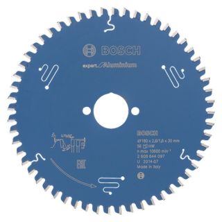 Panza fierastrau circular Bosch EXPERT for Aluminium, 180x30x2.6/1.6mm, 56 dinti