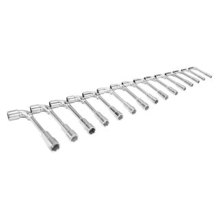 Set chei tubulare tip pipa Bahco Dynamic-Drive, cap dublu, 15 bucati