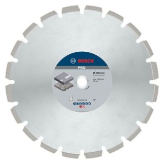 Disc diamantat asfalt/beton proaspat Bosch PRO Asphalt, 400x20/25.4x3.2mm