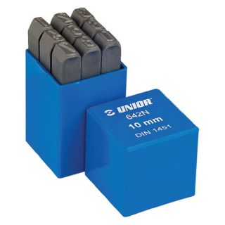 Set poansoane cifre Unior 642NPB, 6mm