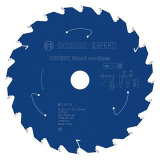 Panza fierastrau circular Bosch EXPERT Wood cordless, 160x20x1.5/1mm, 24 dinti