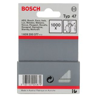 Cuie in banda Bosch, tip 47, 19x1.8x1.27mm, 1000 bucati