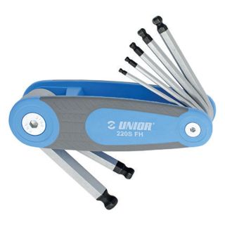 Set chei hexagonale in L Unior 220/3SFH, cap sferic, 2,5-10mm, 7 piese