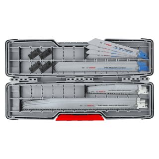 Set panze fierastrau sabie Bosch PRO Tough Box Demolition, 16 bucati