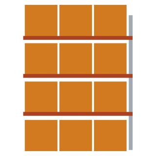 Raft suplimentar pentru paleti Meta MULTIPAL 1000kg 4400x1100x2700mm 4 polite