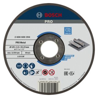 Disc taiere otel Bosch PRO Metal oSa, 150x22.23x2.5mm