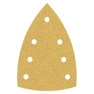 Foaie abraziva delta Bosch EXPERT C470, 7 gauri, 100x150mm, G60/120/180, 10 bucati