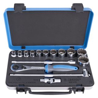 Trusa de scule Unior 190BI12P15, 1/2" , 14 piese