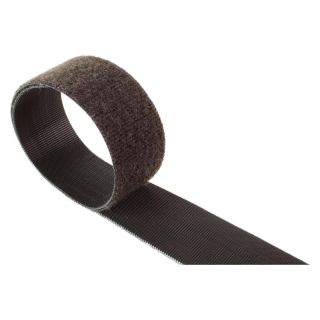 Banda fixare cabluri Velcro ONE-WRAP, negru, 20mm x 25m