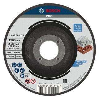 Disc taiere caramida/marmura Bosch PRO Stone, 115x22.23x2.5mm