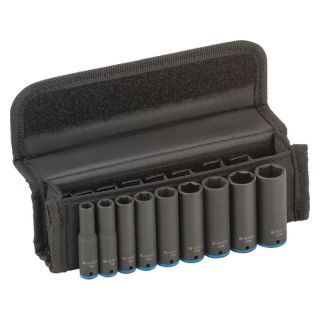 Set cap chei tubulare Bosch Impact Control, 1/4", 6-14mm, 9 bucati