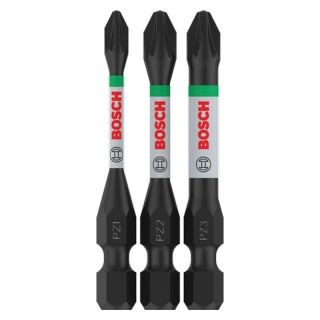Set biti Bosch PRO Impact, PZ1/PZ2/PZ3, 55mm, 3 bucati