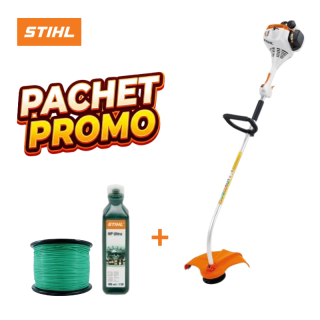Pachet combo Stihl - FS 38 Motocoasa 0.80kW + Ulei HP Ultra 100ml + Fir nylon rotund D 2.0mm x 14m