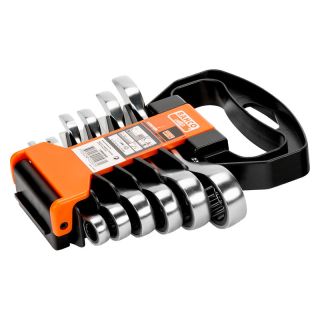 Set chei combinate cu clichet Bahco Stubby, 6 bucati