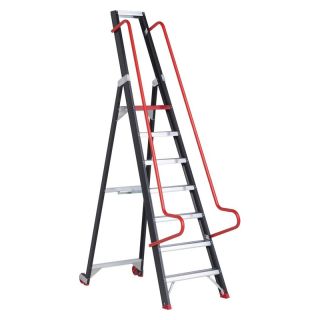 Scara dubla Altrex Taurus 1x7 trepte cu balustrada