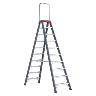 Scara dubla Altrex Falco 2x10 trepte cu bara de siguranta