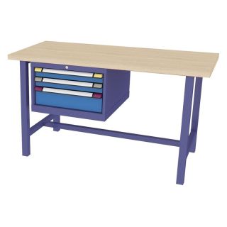 Banc de lucru Thurmetall 1500x700x840mm, 3 sertare
