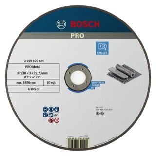 Disc taiere otel Bosch PRO Metal, 230x22.23x3mm
