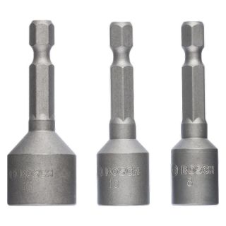 Set chei tubulare Bosch Extra Hard, hex 1/4", 8/10/13mm, 3 bucati
