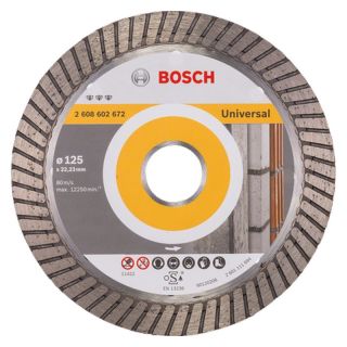 Disc diamantat multi-material Bosch Best for Universal Turbo, 125x22.23x2.2mm