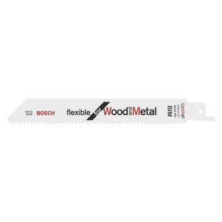 Panza fierastrau sabie Bosch Flexible for Wood and Metal S922VF, 150mm, 2 bucati
