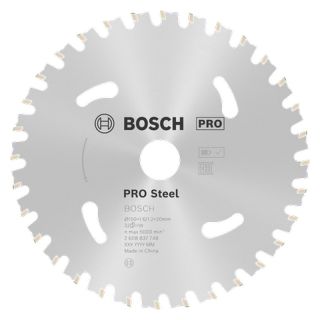 Panza fierastrau circular Bosch PRO Steel cordless, 150x20x1.6/1.2mm, 32 dinti