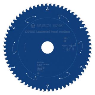 Panza fierastrau circular Bosch EXPERT Laminated Panel cordless, 216x30x2.1/1.4mm, 66 dinti