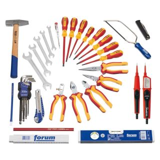 Trusa de scule pentru electricieni Forum, in geanta, 38 piese