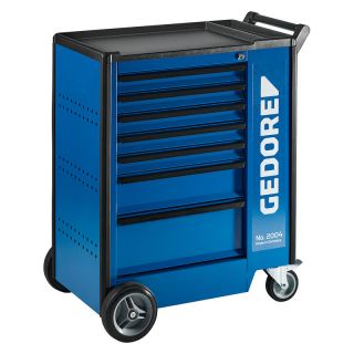 Dulap pentru scule, mobil, 865x1020x605mm, 7 sertare, gol, 2004 0511, GEDORE