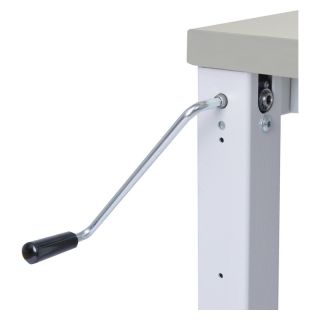 Cadru banc de lucru Bedrunka+Hirth Workergo 4, 2000x600x670-1015mm, reglare manivela