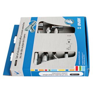Set chei tubulare tip pipa Unior 177CS6, 8-19mm, 6 piese
