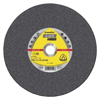 Disc taiere otel/inox/fonta Klingspor A 24 R SUPRA, 230x22.23x3mm