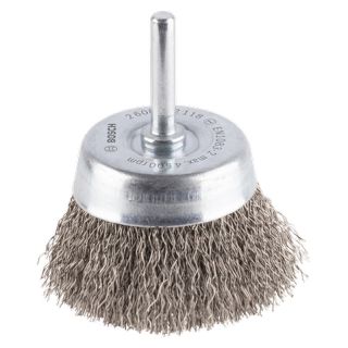 Perie oala Bosch PRO Metal, fir ondulat inox 0.3mm, 60mm