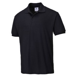 Tricou polo Portwest NAPLES, negru, mas. 5XL