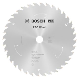 Panza fierastrau circular Bosch PRO Wood cordless, 165x10x1.5/1mm, 24 dinti